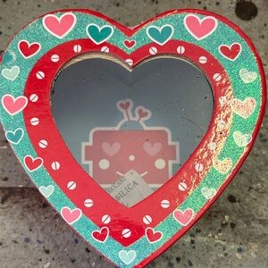 Heart-Shaped Red and Green Box